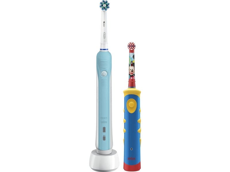 Oral-B Oral-B Pro 700 + Stages Power Familypack – 2 Elektrische Tandenborstels